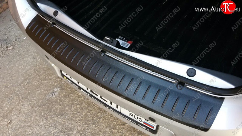 1 089 р. Накладка защитная на задний бампер Yuago Renault Logan 2 дорестайлинг (2014-2018)  с доставкой в г. Калуга