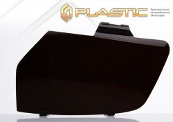 1 899 р. Защита фар CA-Plastic/  Renault Logan  2 (2014-2018) (Classic полупрозрачный)  с доставкой в г. Калуга. Увеличить фотографию 3