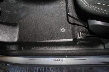 2 479 р. Накладки на ковролин дверного проема АртФорм Renault Logan 2 дорестайлинг (2014-2018) (Передние)  с доставкой в г. Калуга. Увеличить фотографию 9