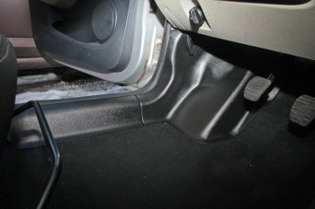2 479 р. Накладки на ковролин дверного проема АртФорм Renault Logan 2 дорестайлинг (2014-2018) (Передние)  с доставкой в г. Калуга. Увеличить фотографию 10