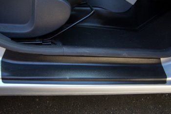 1 639 р. Комплект накладок в проем дверей Артформ (4 шт.)  Renault Logan  2 (2014-2018)  с доставкой в г. Калуга. Увеличить фотографию 2