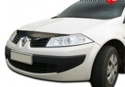 2 069 р. Дефлектор капота NovLine Renault Megane хэтчбэк 5 дв.  дорестайлинг (2002-2006)  с доставкой в г. Калуга. Увеличить фотографию 1