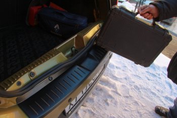 1 089 р. Накладка защитная на задний бампер АртФорм  Renault Sandero  (BS) (2009-2014)  с доставкой в г. Калуга. Увеличить фотографию 2