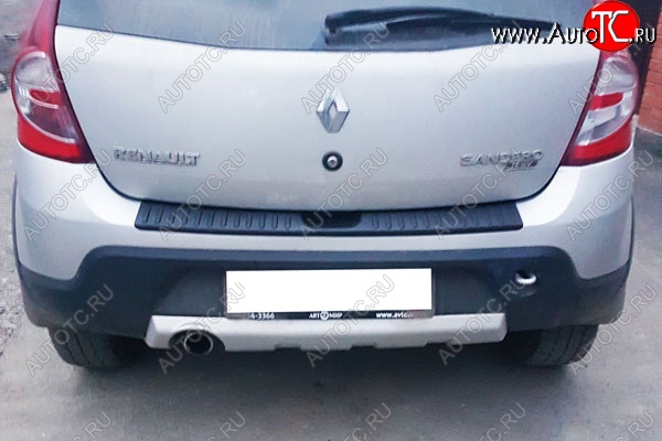 989 р. Защитная накладка заднего бампера Тюн-Авто  Renault Sandero Stepway  (BS) (2010-2014)  с доставкой в г. Калуга
