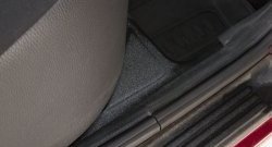 1 299 р. Накладки на ковролин задних дверей автомобиля RA  Renault Sandero  (BS) (2009-2014)  с доставкой в г. Калуга. Увеличить фотографию 1