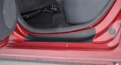 1 249 р. Накладки на порожки в салон Kart RS  Renault Sandero  (BS) (2009-2014) (Комплект на 4 двери)  с доставкой в г. Калуга. Увеличить фотографию 4
