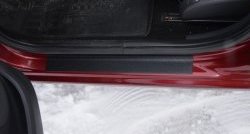 1 249 р. Накладки на порожки в салон Kart RS  Renault Sandero  (BS) (2009-2014) (Комплект на 4 двери)  с доставкой в г. Калуга. Увеличить фотографию 6