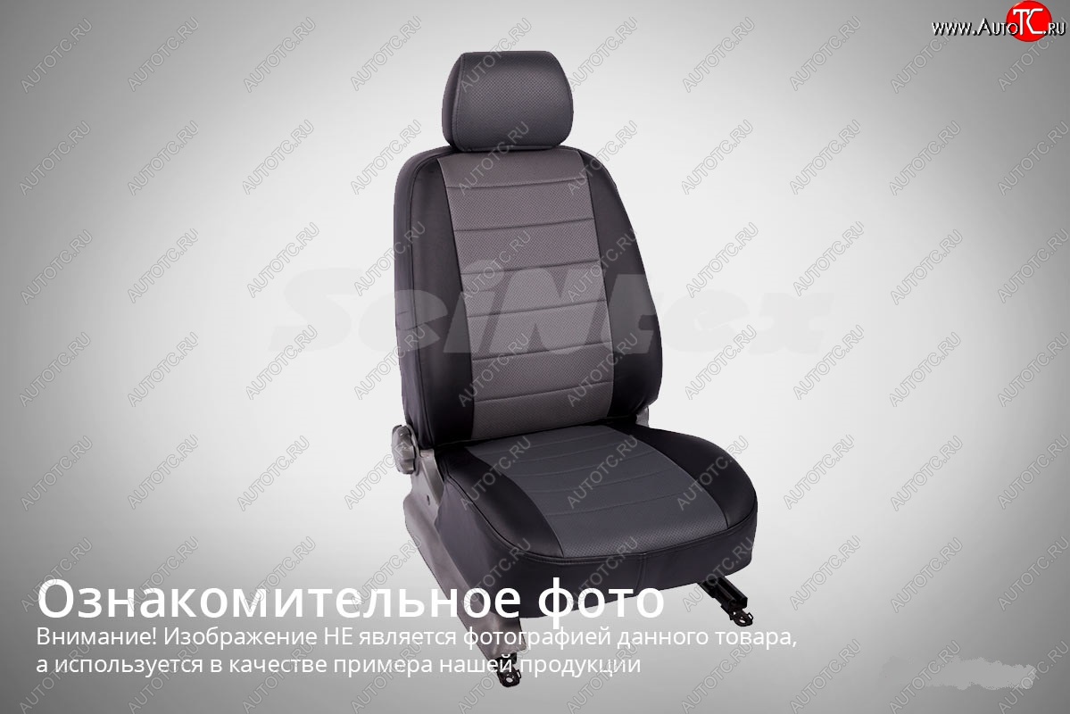 5 199 р. Чехлы для сидений SeiNtex (экокожа, 40/60) Renault Sandero (BS) (2009-2014)  с доставкой в г. Калуга