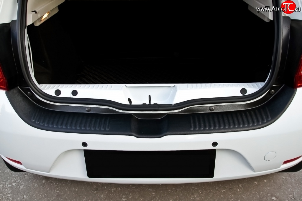 1 899 р. Накладка защитная на задний бампер RA Renault Sandero (B8) дорестайлинг (2014-2018)  с доставкой в г. Калуга