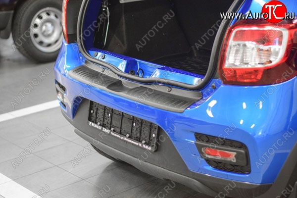 499 р. Защитная накладка заднего бампера Тюн-Авто  Renault Sandero Stepway  (B8) (2014-2018)  с доставкой в г. Калуга