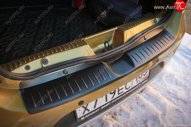 1 089 р. Накладка защитная на задний бампер Yuago Renault Sandero (B8) дорестайлинг (2014-2018)  с доставкой в г. Калуга