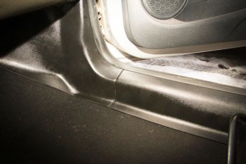 2 479 р. Накладки на ковролин АртФорм  Renault Sandero  (B8) - Sandero Stepway  (B8) (Передние)  с доставкой в г. Калуга. Увеличить фотографию 1