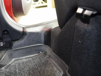 1 849 р. Комплект накладок на ковролин порогов Kart RS  Renault Sandero  (B8) (2014-2018)  с доставкой в г. Калуга. Увеличить фотографию 4