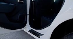1 889 р. Накладки порожков салона RA Renault Sandero (B8) дорестайлинг (2014-2018) (Комплект (4 шт.))  с доставкой в г. Калуга. Увеличить фотографию 1