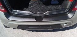 Верхняя защитная накладка Kart на задний бампер для багажного отсека Renault Sandero (BS) (2009-2014)