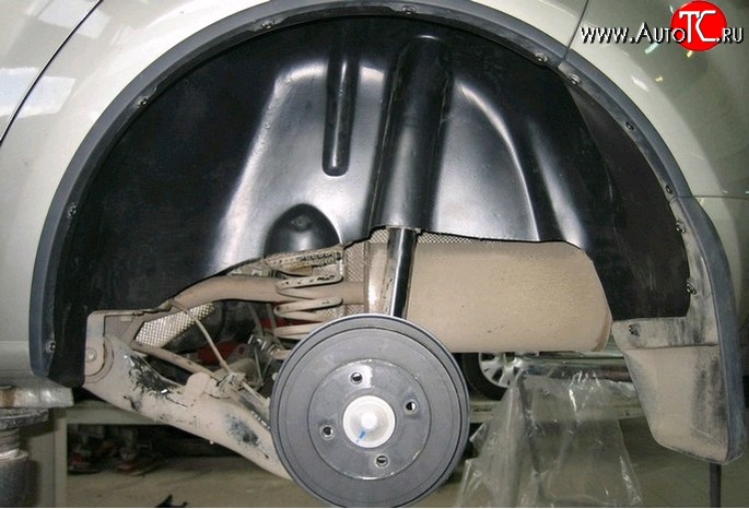 2 399 р. Задний левый подкрылок NovLine  Renault Sandero  (BS) (2009-2014)  с доставкой в г. Калуга