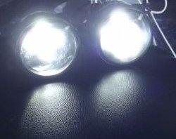 2 179 р. Разработка и создание уникальных дневных ходовых огней LED АвтоТК Honda N-WGN 1 JH1/JH2 1-ое поколние дорестайлинг (2013-2016) (4 LED/модуль, Цвет свечения: холодный белый, Выключение ДХО при габаритах, Взамен ПТФ)  с доставкой в г. Калуга. Увеличить фотографию 5