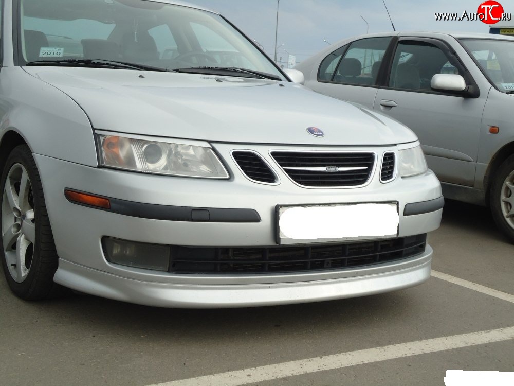 7 299 р. Накладка Sport на передний бампер SAAB 9-3 YS3F седан дорестайлинг (2003-2007)  с доставкой в г. Калуга