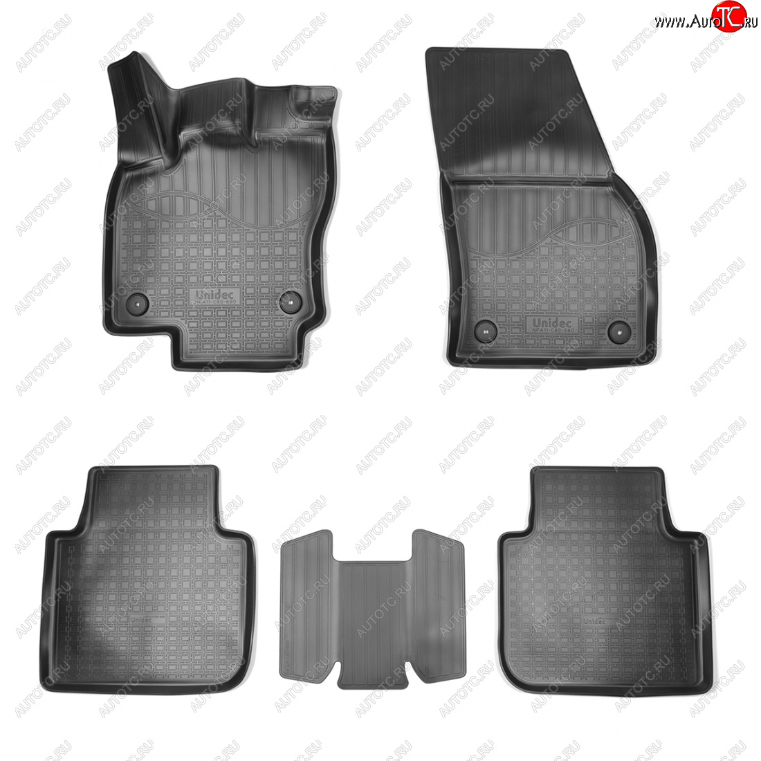 2 099 р. Коврики салона Norplast Unidec  Seat Tarraco  KN2 (2018-2024) (черные)  с доставкой в г. Калуга