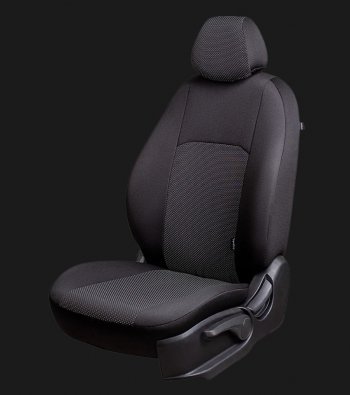 Чехлы сидений Lord Autofashion Дублин (жаккард, 60/40, раздельное заднее сиденье, 3Г-образ. подголовника) Chevrolet Aveo T200 седан (2003-2008)
