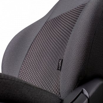 4 389 р. Чехлы сидений Lord Autofashion Дублин (жаккард, 60/40, раздельное заднее сиденье и спинка, 2Г-образ. подголовника)  Ford Fusion  1 (2002-2012) (Серый, стежок серый)  с доставкой в г. Калуга. Увеличить фотографию 2