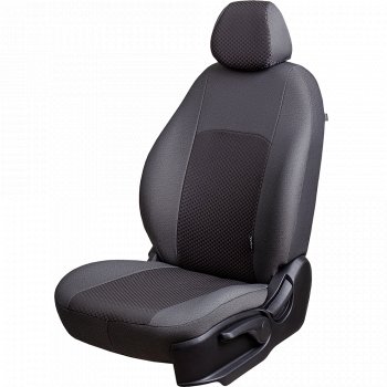 Чехлы сидений Lord Autofashion Дублин (жаккард, 60/40, раздельная спинка, 2Г-образ. подголовника) Hyundai Solaris 1 седан RBr дорестайлинг (2010-2014)