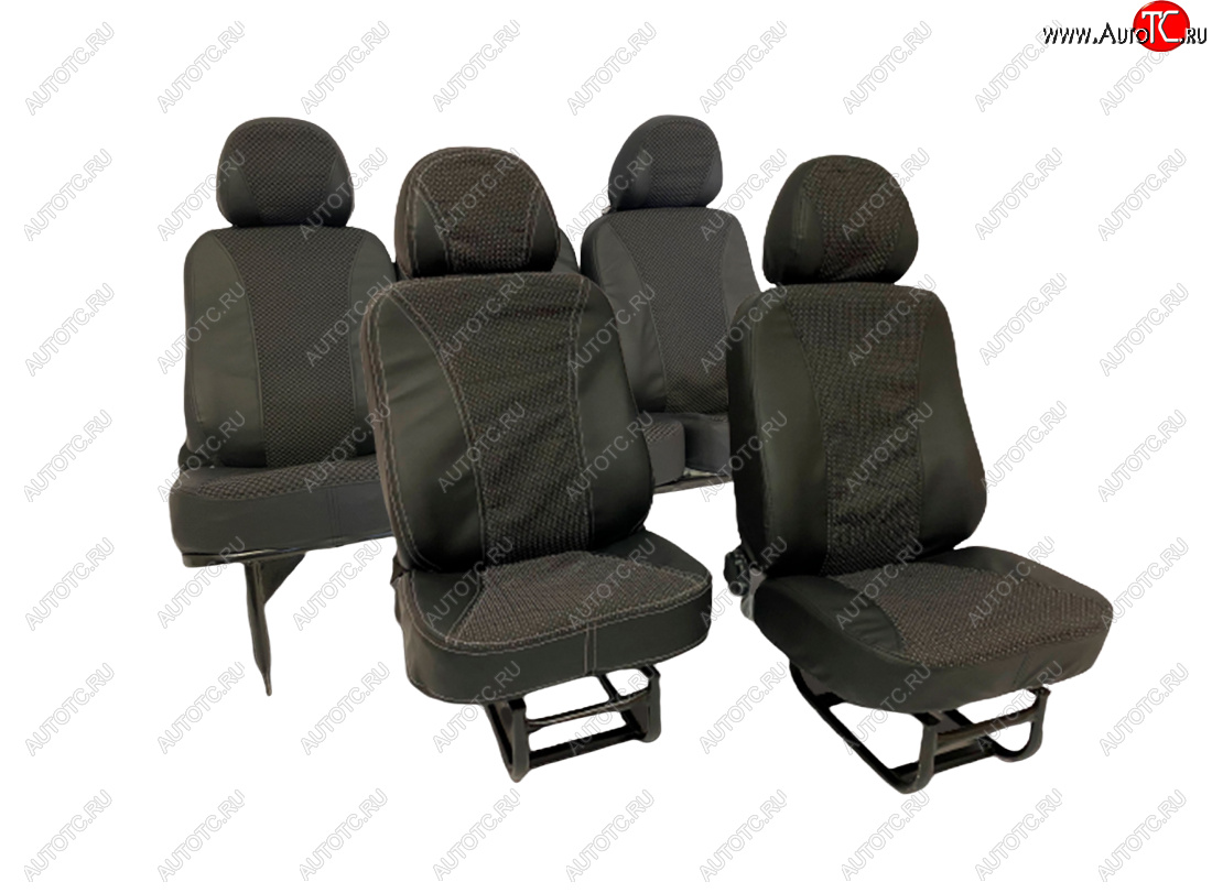 4 649 р. Чехлы сидений (5 мест, винилискожа/жаккард) Швейка ST Уаз 469 (1972-2011)  с доставкой в г. Калуга