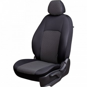 Чехлы сидений Lord Autofashion Дублин (жаккард, 40/20/40, раздельная задняя спинка, подлокотник, 3Г-образ. подголовника) Mazda CX-5 KF (2016-2024)