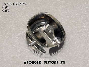 16 999 р. Поршни (1,6 G4FC, G4FG) СТИ Hyundai Elantra HD (2006-2011) (диаметр поршня: 77.25 мм)  с доставкой в г. Калуга. Увеличить фотографию 4
