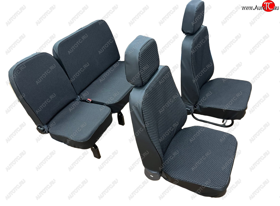 3 799 р. Чехлы сидений (5 мест) Швейка ST  Уаз 315195 Хантер (2003-2024) (с кантом)  с доставкой в г. Калуга