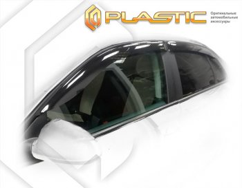 2 079 р. Дефлектора окон CA-Plastic  Volkswagen Jetta  A5 (2005-2011) (Classic полупрозрачный, Без хром. молдинга)  с доставкой в г. Калуга. Увеличить фотографию 1