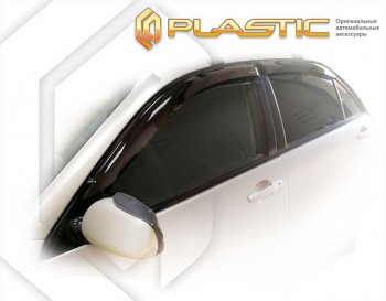 2 079 р. Дефлектора окон CA-Plastic  Toyota Verossa (2001-2004) (Classic полупрозрачный, Без хром. молдинга, Крепление только на скотч)  с доставкой в г. Калуга. Увеличить фотографию 1