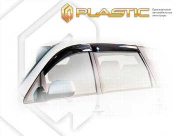 2 169 р. Дефлектора окон CA-Plastic Toyota Ipsum ACM20 рестайлинг (2003-2009) (Classic полупрозрачный, Без хром. молдинга)  с доставкой в г. Калуга. Увеличить фотографию 1