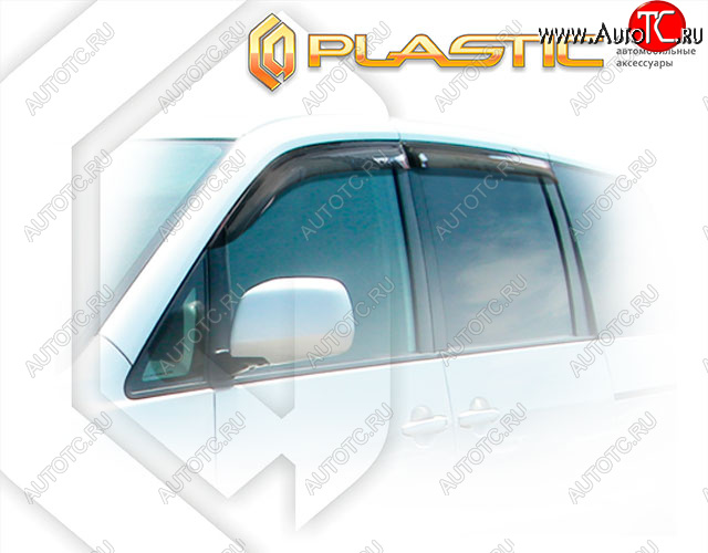 2 259 р. Ветровики дверей CA-Plastic  Toyota Voxy  минивэн (2001-2007) (Classic полупрозрачный, без хром. молдинга)  с доставкой в г. Калуга