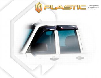 Дефлектора окон CA-Plastic Уаз (uaz) Патриот (Patriot)  23632 (2014-2024) 23632 1 рестайлинг пикап, 2-ой рестайлинг пикап