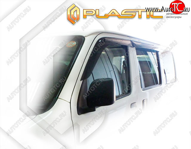 2 169 р. Ветровики дверей CA-Plastic  Daihatsu Hijet  S320 минивэн (2004-2021) (Classic полупрозрачный, Без хром. молдинга)  с доставкой в г. Калуга