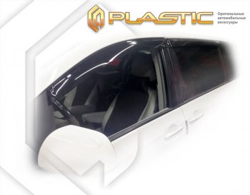 2 169 р. Дефлектора окон CA-Plastic  Toyota Sienna  XL30 (2010-2017) (Classic полупрозрачный, Без хром. молдинга)  с доставкой в г. Калуга. Увеличить фотографию 1