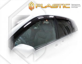 2 259 р. Дефлектора окон CA-Plastic  Toyota Sienna  XL20 (2003-2010) (Classic полупрозрачный, Без хром. молдинга)  с доставкой в г. Калуга. Увеличить фотографию 1