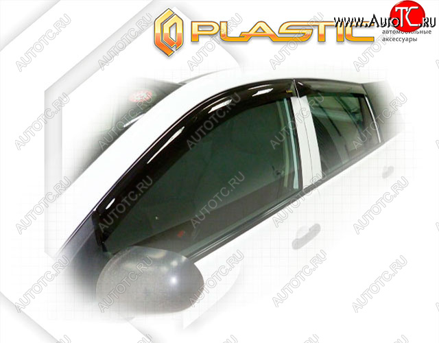 2 079 р. Дефлектора окон CA-Plastic  Mazda Familia Van  универсал (2007-2018) (Classic полупрозрачный, Без хром. молдинга)  с доставкой в г. Калуга