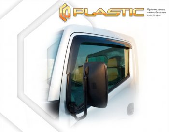 2 079 р. Дефлектора окон CA-Plastic Nissan Atlas F24 правый руль (2007-2021) (Classic полупрозрачный)  с доставкой в г. Калуга. Увеличить фотографию 1