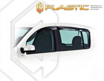 2 169 р. Дефлектора окон CA-Plastic  Renault Sandero Stepway  (B8) (2014-2022) (Classic полупрозрачный)  с доставкой в г. Калуга. Увеличить фотографию 1