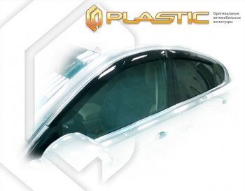 2 079 р. Дефлектора окон CA-Plastic  Jaguar XF  X250 (2007-2015) (Classic полупрозрачный, Без хром. молдинга)  с доставкой в г. Калуга. Увеличить фотографию 1