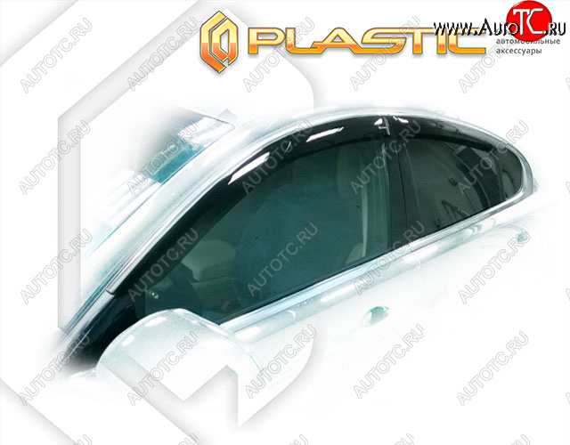 2 099 р. Дефлектора окон CA-Plastic Jaguar XF X250 седан (2007-2015) (Classic полупрозрачный, Без хром. молдинга)  с доставкой в г. Калуга