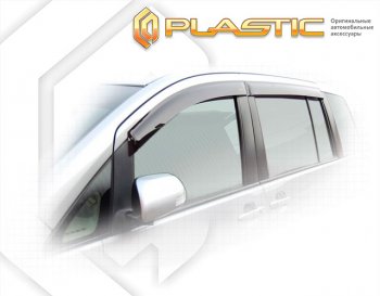 2 169 р. Дефлектора окон CA-Plastic  Toyota Isis  XM10 (2009-2017) (Classic полупрозрачный, Без хром. молдинга)  с доставкой в г. Калуга. Увеличить фотографию 1