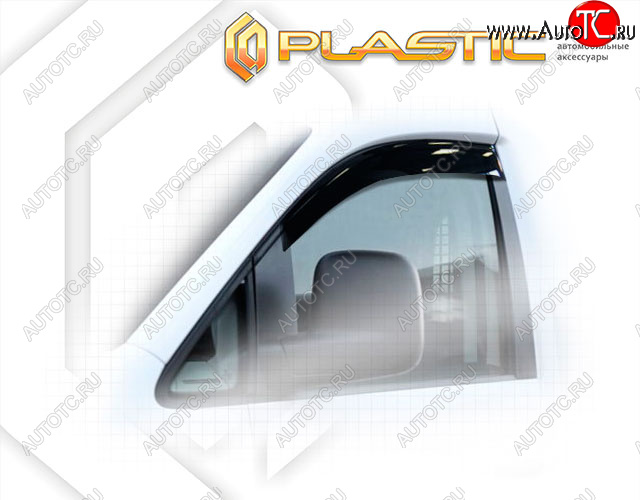 1 989 р. Дефлектора окон CA-Plastic  Volkswagen Caddy ( 2K) (2015-2024) (Classic полупрозрачный, Без хром. молдинга)  с доставкой в г. Калуга
