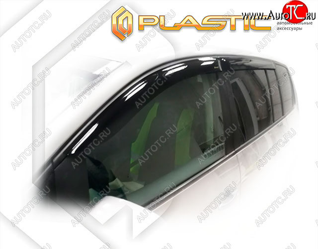 2 169 р. Дефлектора окон CA-Plastic  Volkswagen Touran  1T (2006-2010) (Classic полупрозрачный, Без хром. молдинга)  с доставкой в г. Калуга