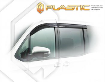 2 169 р. Дефлектора окон CA-Plastic  Toyota Voxy  минивэн (2017-2021) (Classic полупрозрачный, Без хром. молдинга)  с доставкой в г. Калуга. Увеличить фотографию 1