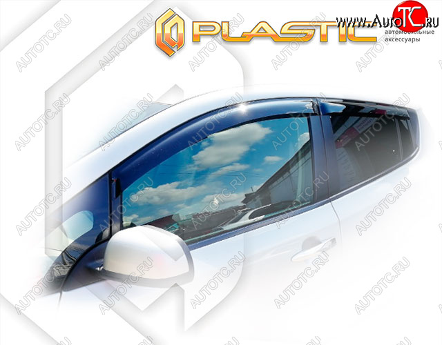 1 989 р. Дефлектора окон CA-Plastic  Nissan Leaf  1 (ZE0) (2009-2017) (Classic полупрозрачный)  с доставкой в г. Калуга