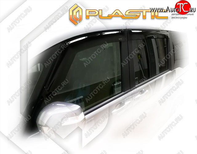 2 349 р. Дефлектора окон CA-Plastic  Honda StepWagon  5 RP1,RP2, RP3, RP4, RP5 (2017-2022) (Classic полупрозрачный)  с доставкой в г. Калуга