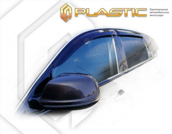 1 799 р. Дефлектора окон CA-Plastic Zotye Coupa B11F (2019-2021) (Classic полупрозрачный)  с доставкой в г. Калуга. Увеличить фотографию 1